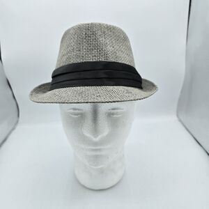 Men’s Simplicity Designed in Italy 100% Straw Fedora Hat Small Womens